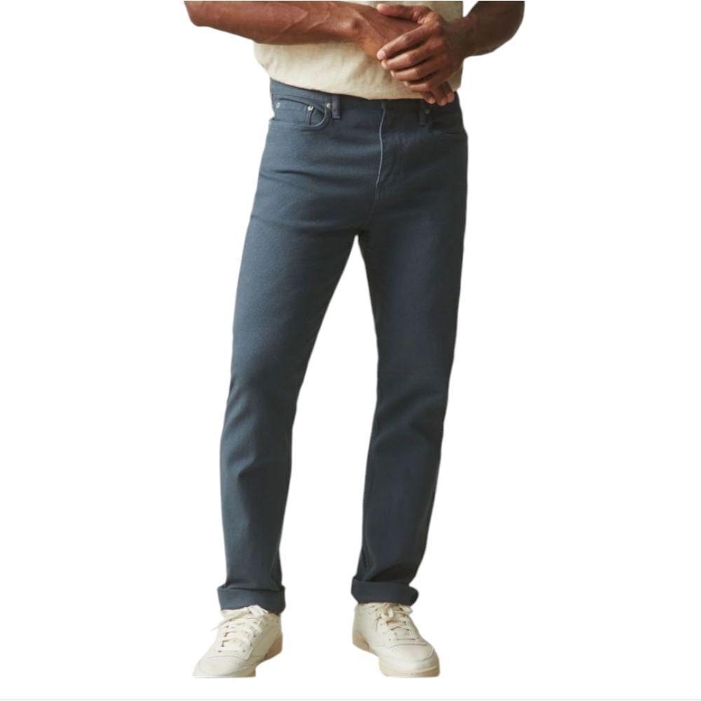 NEW American Giant Men's Roughneck Pant Straight Vintage Indigo Blue 30 X 30